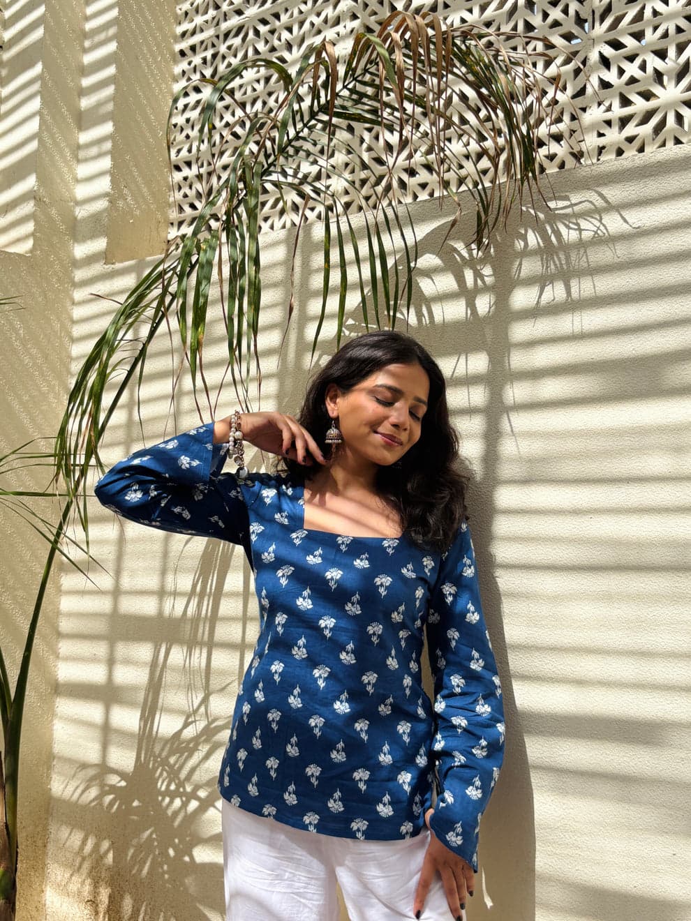 The Zeenat Kurti (Royal Blue Edition)